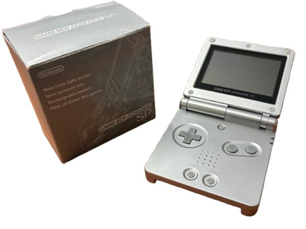 画像1: ゲームボーイアドバンスSP [箱説明書有] (1)