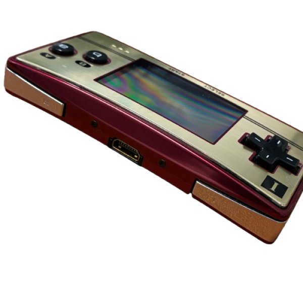 画像4: ゲームボーイミクロ 本体 20周年限定ファミコンカラー (4)