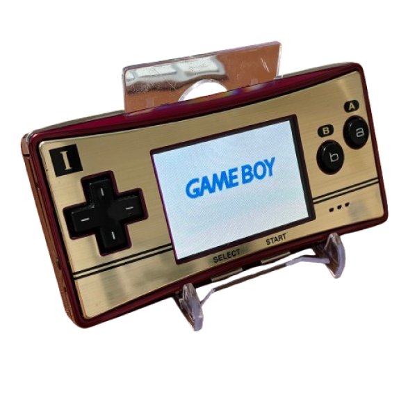 画像1: ゲームボーイミクロ 本体 20周年限定ファミコンカラー (1)